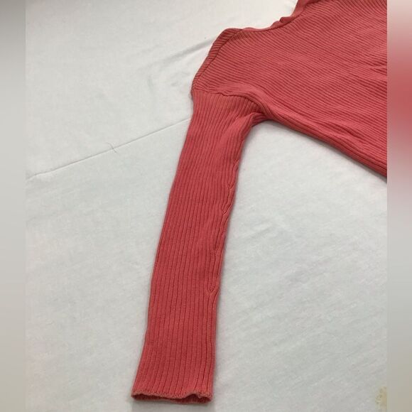 One Grey Day Sweater Ribbed Long Sleeve Cardigan Duster Size XS - Picture 8 of 13